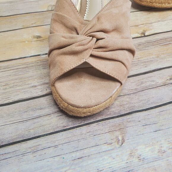 Sam Edelman by Circus Wedge Sandal Size 9.5 Tan - Picture 5 of 11